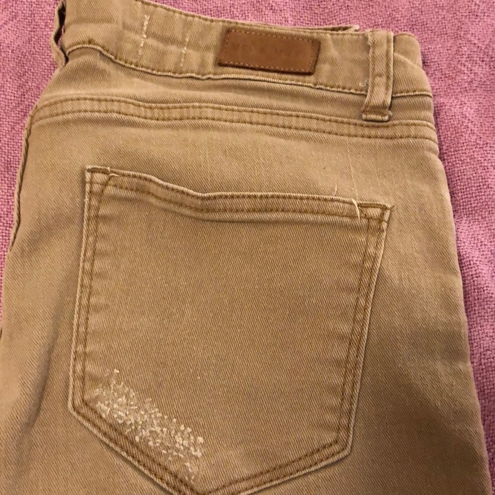 Tan jeans